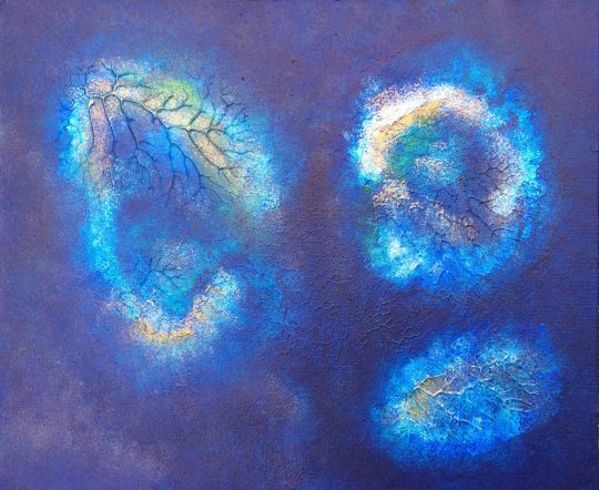 Attols (3) <br/>Acrylique sur Toile 38 x 46