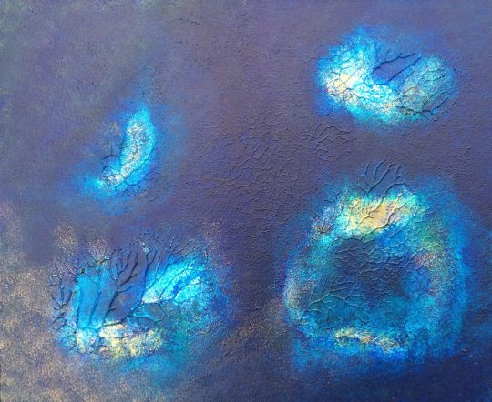Attols (4) <br/>Acrylique sur Toile 38 x 46