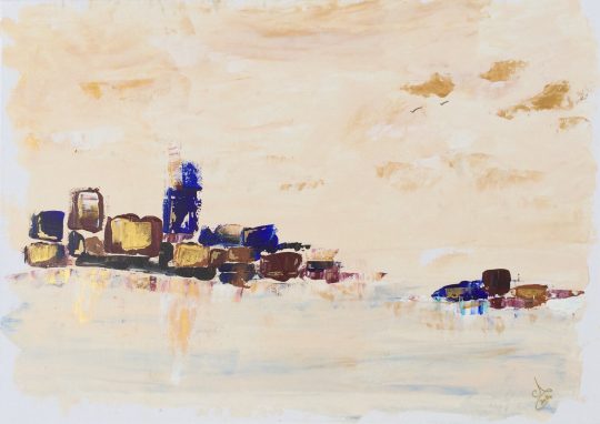 <p>Ici et Ailleurs (Monaco)</p><p>Acrylique sur toile 70 x 50</p>