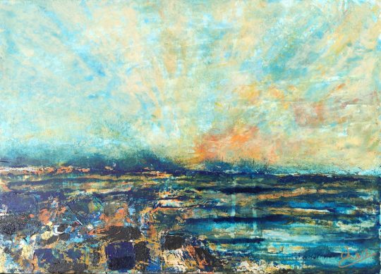 <p>Soir d'orage (Ile Maurice)</p><p> Acrylique 33 x 46</p>