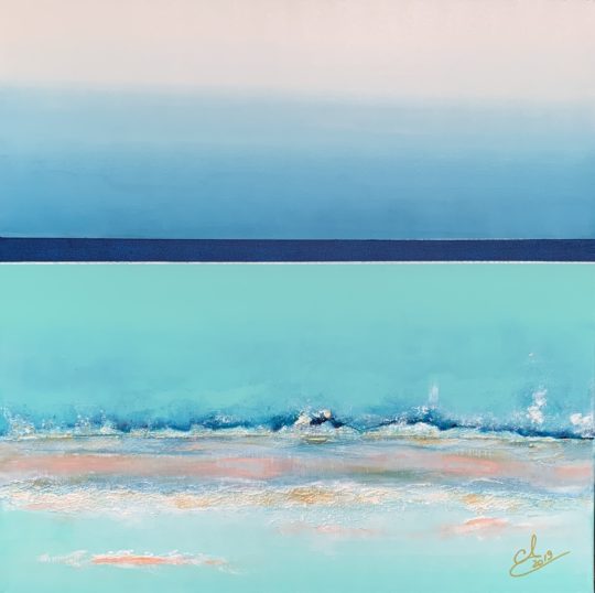 <p>Plénitude</p><p>Acrylique sur toile 80 x 80<p>